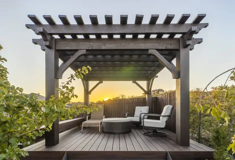 Wooden Pergola in Dubai