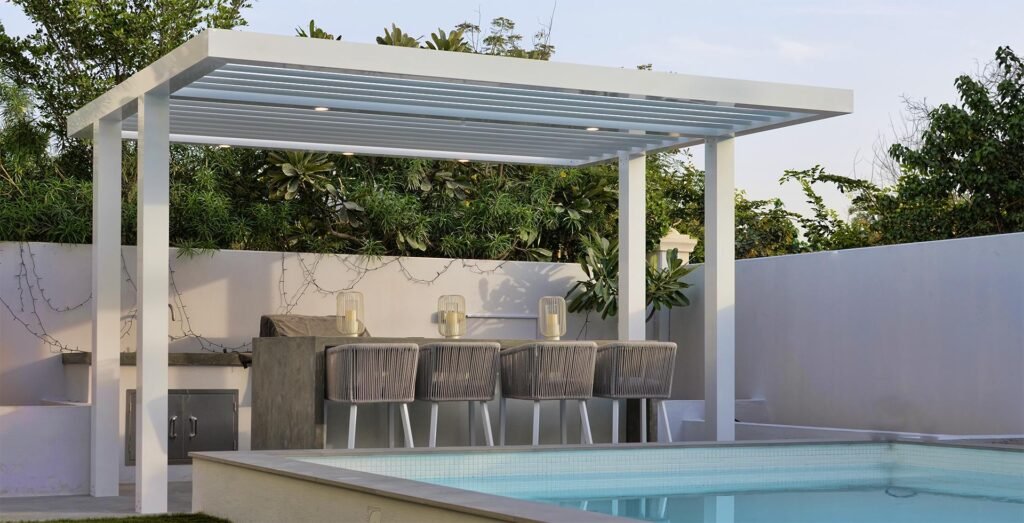 Aluminium Pergola in Dubai, best pergola contractors in dubai