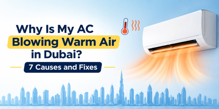 ac blowing warm air