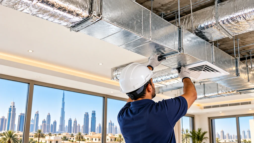 AC duct installation in dubai