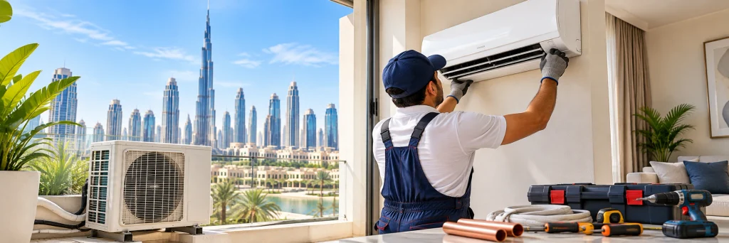 AC installation services in Dubai